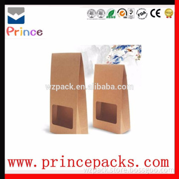 kraft paper bag for food with zip lock from china manufacutres P-11